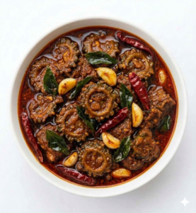 ripe red chili pickle (pandu mirapa pachadi)